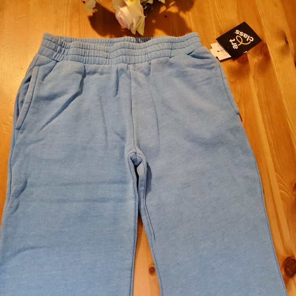 Art Class - Girls Wide Leg Loose Fit Palazzo Pants with Elastic Waist Size M - Picture 2 of 3